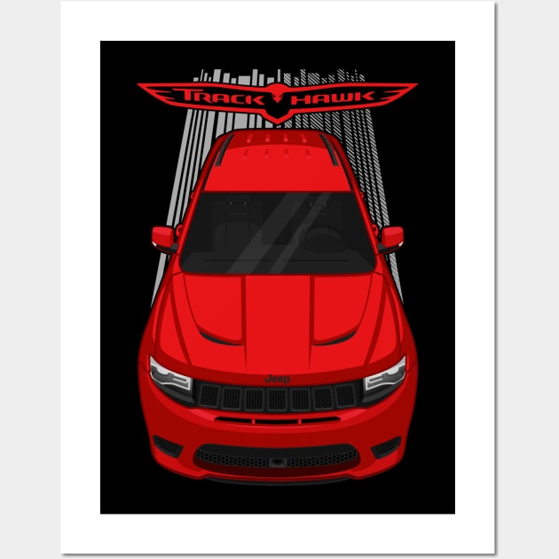 Jeep Grand Cherokee Trackhawk - Redline 2 Wall Art by V8social